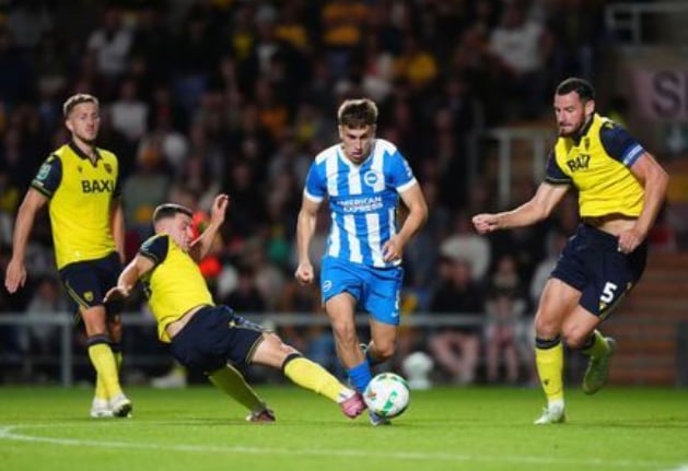 Oxford United vs Brighton (01:45 – 28/08) | Xem lại trận đấu
